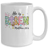 He Is Risen Jesus Christian Happy Easter Women Kids Girls Mug | teecentury
