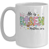 He Is Risen Jesus Christian Happy Easter Women Kids Girls Mug | teecentury