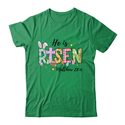 He Is Risen Jesus Christian Happy Easter Women Kids Girls Shirt & Sweatshirt | teecentury