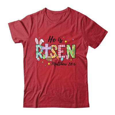 He Is Risen Jesus Christian Happy Easter Women Kids Girls Shirt & Sweatshirt | teecentury