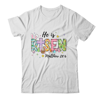 He Is Risen Jesus Christian Happy Easter Women Kids Girls Shirt & Sweatshirt | teecentury