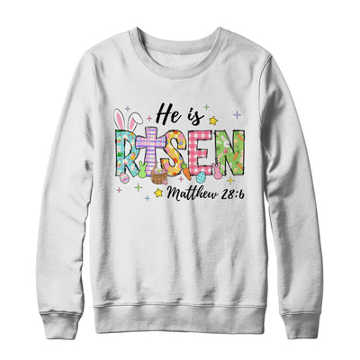 He Is Risen Jesus Christian Happy Easter Women Kids Girls Shirt & Sweatshirt | teecentury