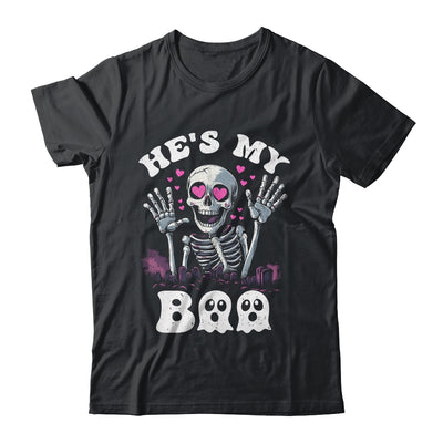 He's My Boo Matching Halloween Costume Couples She's My Boo Shirt & Hoodie | teecentury