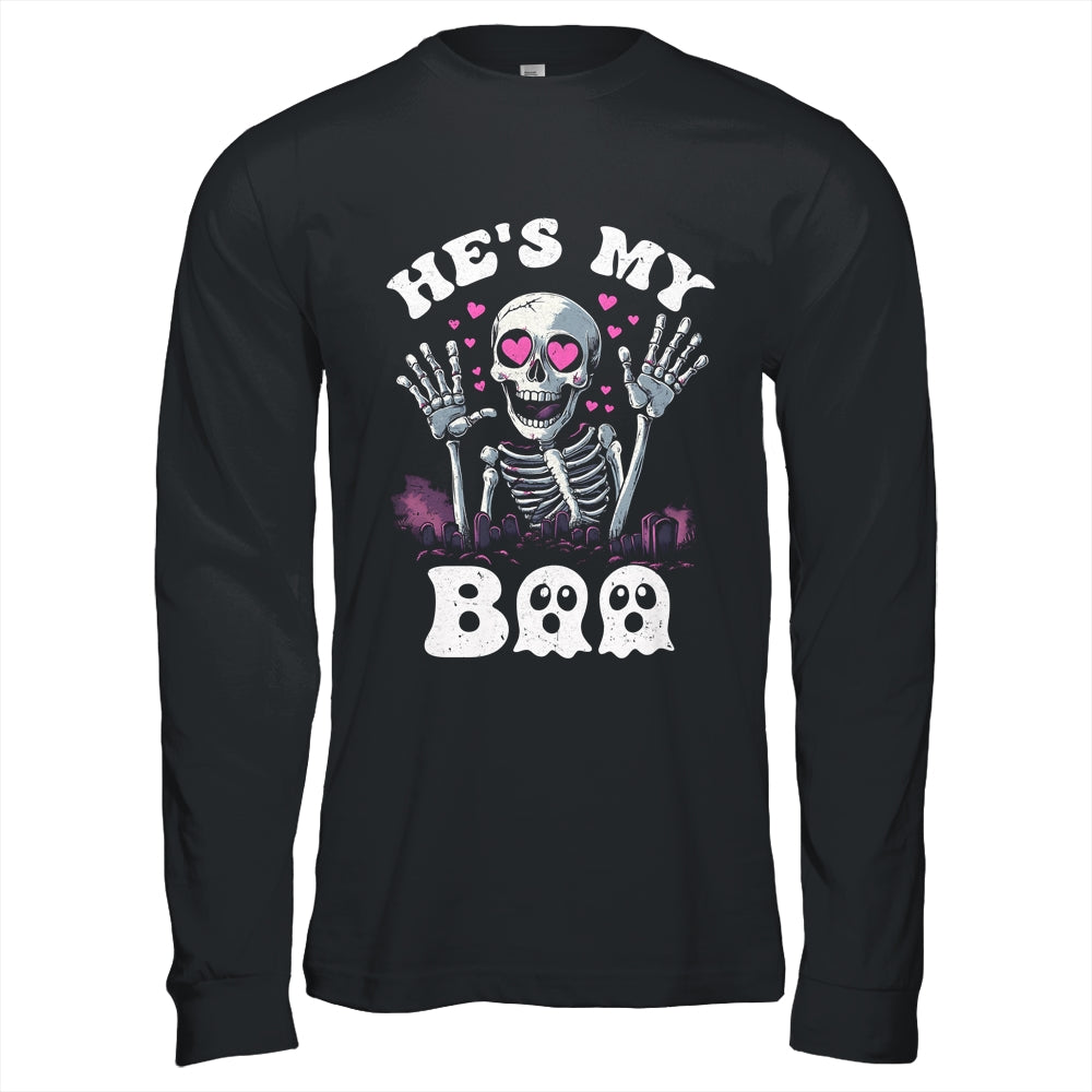 He's My Boo Matching Halloween Costume Couples She's My Boo Shirt & Hoodie | teecentury