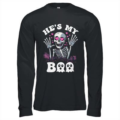 He's My Boo Matching Halloween Costume Couples She's My Boo Shirt & Hoodie | teecentury