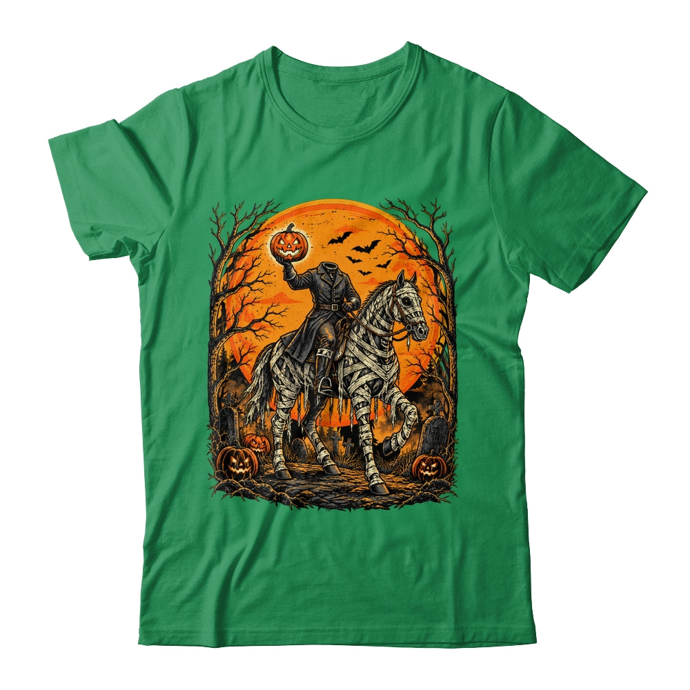 Headless Knight On Horse Pumpkin Halloween Costume Men Shirt & Sweatshirt | teecentury
