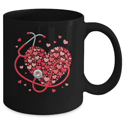 Health Care Stethoscope Medical Staff Nurse Nursing Heart Mug | teecentury