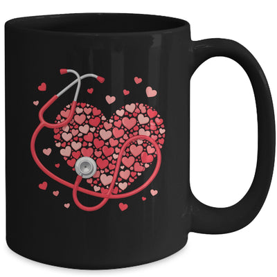 Health Care Stethoscope Medical Staff Nurse Nursing Heart Mug | teecentury