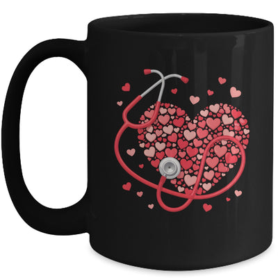 Health Care Stethoscope Medical Staff Nurse Nursing Heart Mug | teecentury