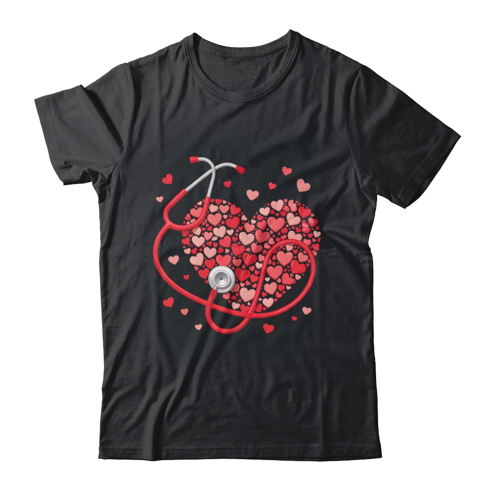 Health Care Stethoscope Medical Staff Nurse Nursing Heart Shirt & Tank Top | teecentury