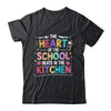 Heart Of The School Beats In The Kitchen Lunch Lady Funny Shirt & Hoodie | teecentury