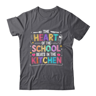 Heart Of The School Beats In The Kitchen Lunch Lady Funny Shirt & Hoodie | teecentury