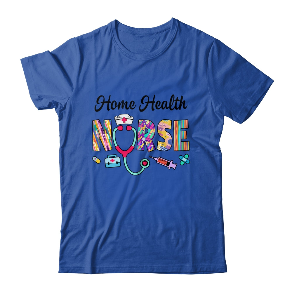 Heart Stethoscope Home Health Nurse Nursing Design For Women Shirt & Tank Top | teecentury