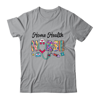 Heart Stethoscope Home Health Nurse Nursing Design For Women Shirt & Tank Top | teecentury