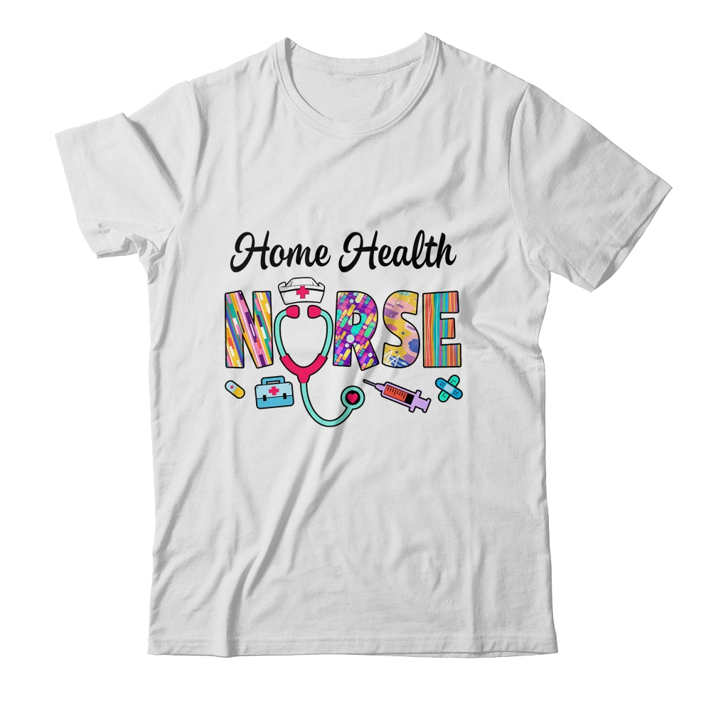 Heart Stethoscope Home Health Nurse Nursing Design For Women Shirt & Tank Top | teecentury