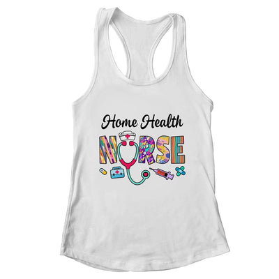 Heart Stethoscope Home Health Nurse Nursing Design For Women Shirt & Tank Top | teecentury