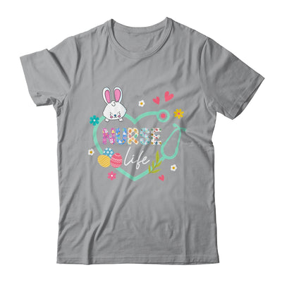 Heart Stethoscope Nurse Easter Nurse Life Funny Easter Day Shirt & Tank Top | teecentury