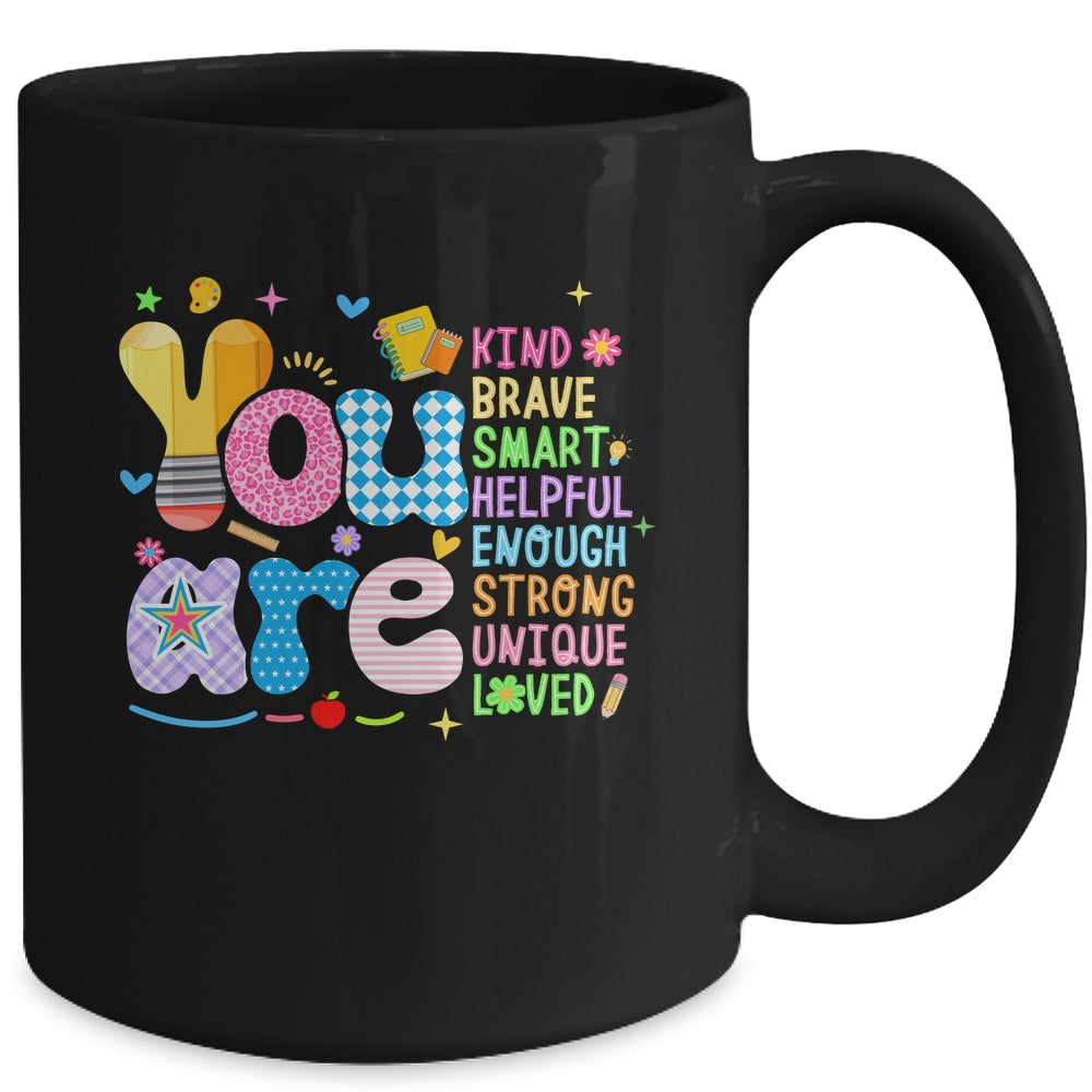 Hello Back To School You Are Kind Teacher 1st Day Of School Mug | teecentury