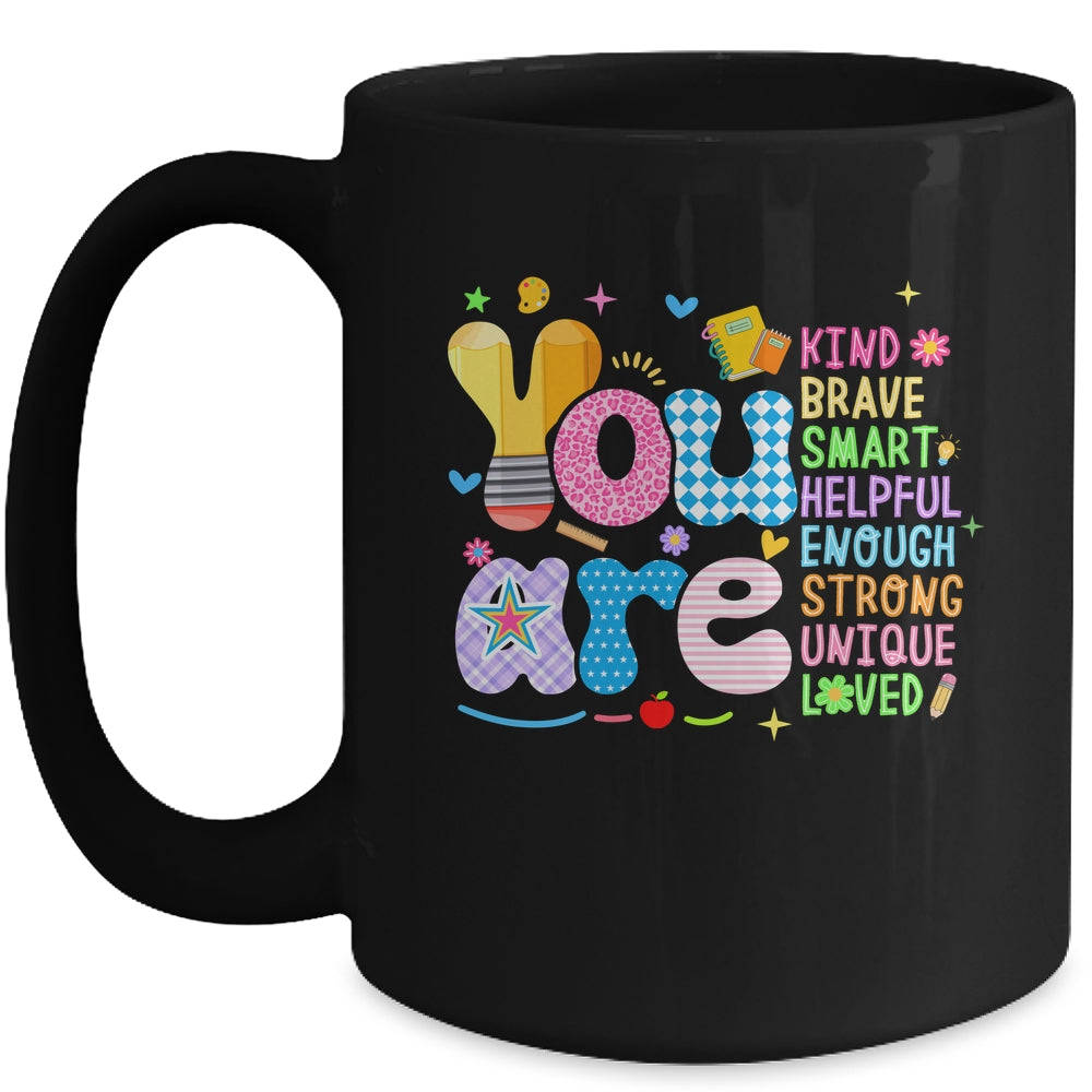 Hello Back To School You Are Kind Teacher 1st Day Of School Mug | teecentury