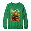 Hello Fall Pumpkin And Books Reading Lovers In Autumn Fall Shirt & Sweatshirt | teecentury