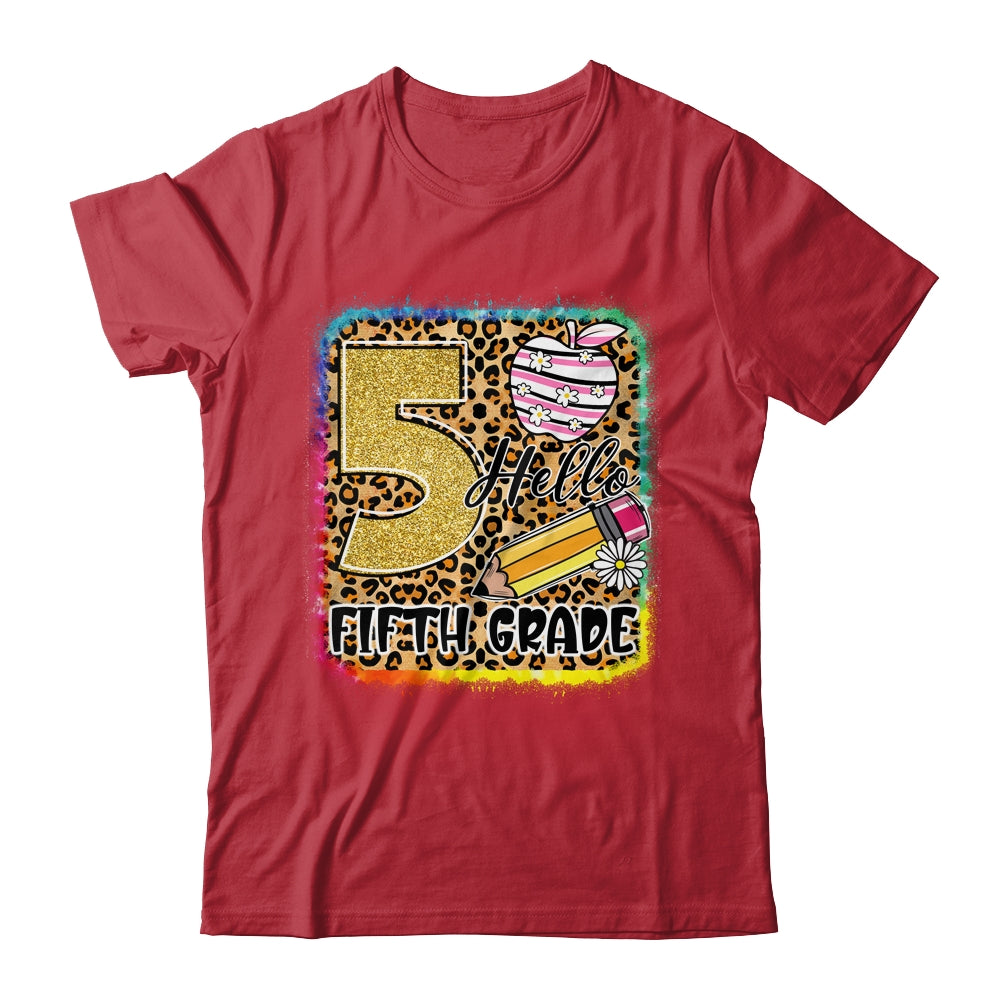 Hello Fifth Grade Back To School 5th Grade Teacher Girls Shirt & Hoodie | teecentury
