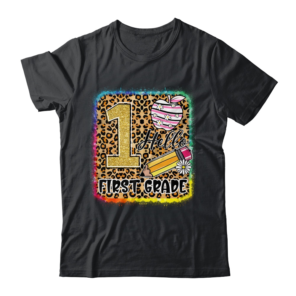 Hello First Grade Back To School 1st Grade Teacher Girls Shirt & Hoodie | teecentury