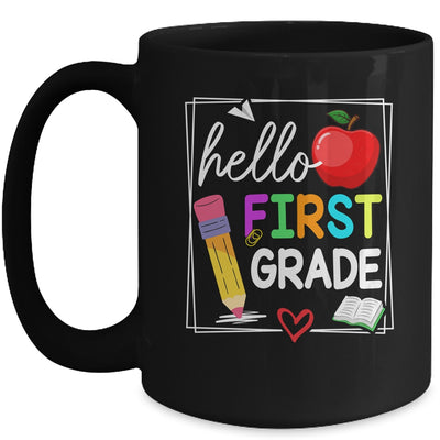 Hello First Grade Team 1st Grade Back To School Teacher Kids Mug | teecentury