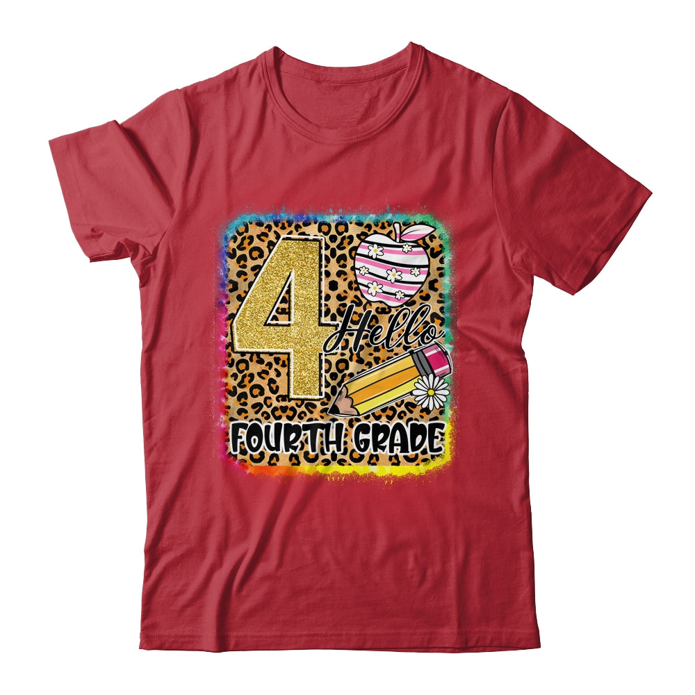 Hello Fourth Grade Back To School 4th Grade Teacher Girls Shirt & Hoodie | teecentury
