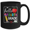 Hello Fourth Grade Team 4th Grade Back To School Teacher Kid Mug | teecentury