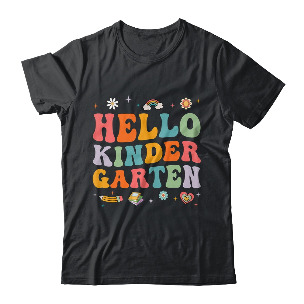 Hello Kindergarten Back To School Teachers Kids Girls Shirt & Hoodie | teecentury