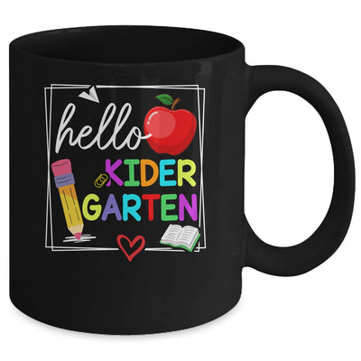 Hello Kindergarten Team Kinder Back To School Teacher Kids Mug | teecentury