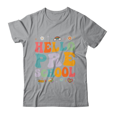 Hello Preschool Back To School Teachers Kids Girls Shirt & Hoodie | teecentury