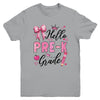 Hello Preschool First Day Of School Coquette Teacher Girl Youth Shirt | teecentury