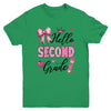 Hello Second Grade First Day Of School Coquette Teacher Girl Youth Shirt | teecentury