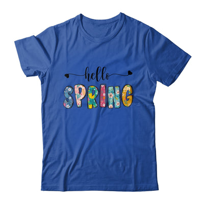 Hello Spring Flower Happy Easter Floral Mom Plant Lover Shirt & Tank Top | teecentury