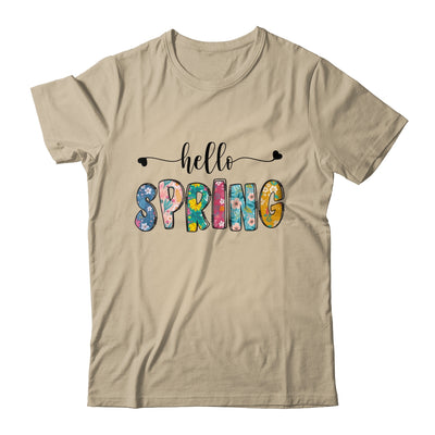 Hello Spring Flower Happy Easter Floral Mom Plant Lover Shirt & Tank Top | teecentury