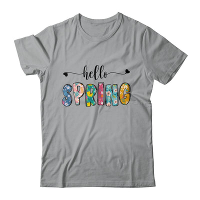 Hello Spring Flower Happy Easter Floral Mom Plant Lover Shirt & Tank Top | teecentury