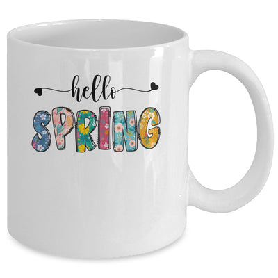 Hello Spring Flower Happy Easter Floral Mom Plant Lover Mug | teecentury