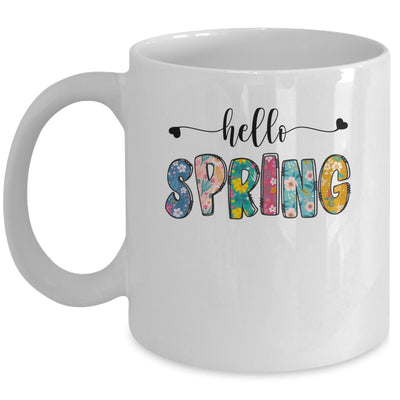 Hello Spring Flower Happy Easter Floral Mom Plant Lover Mug | teecentury