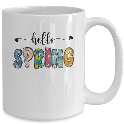 Hello Spring Flower Happy Easter Floral Mom Plant Lover Mug | teecentury