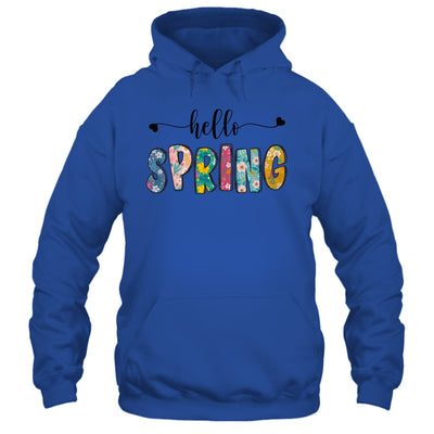 Hello Spring Flower Happy Easter Floral Mom Plant Lover Shirt & Tank Top | teecentury