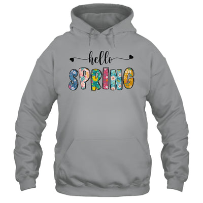 Hello Spring Flower Happy Easter Floral Mom Plant Lover Shirt & Tank Top | teecentury