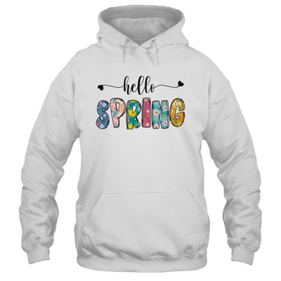 Hello Spring Flower Happy Easter Floral Mom Plant Lover Shirt & Tank Top | teecentury