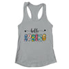 Hello Spring Flower Happy Easter Floral Mom Plant Lover Shirt & Tank Top | teecentury