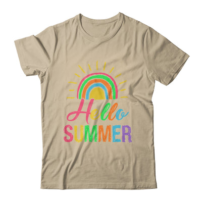 Hello Summer End Of School Year Teacher Cute For Women Kids Shirt & Tank Top | teecentury