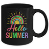 Hello Summer End Of School Year Teacher Cute For Women Kids Mug | teecentury