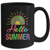 Hello Summer End Of School Year Teacher Cute For Women Kids Mug | teecentury