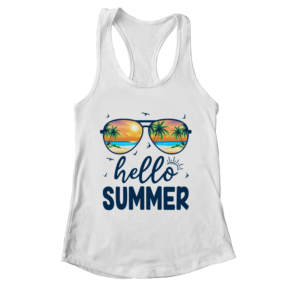 Hello Summer Happy Last Day Of School For Teacher Student Shirt & Tank Top | teecentury