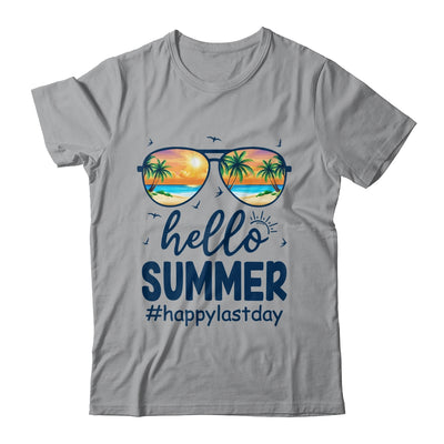 Hello Summer Happy Last Day Of School Teacher Student Shirt & Tank Top | teecentury