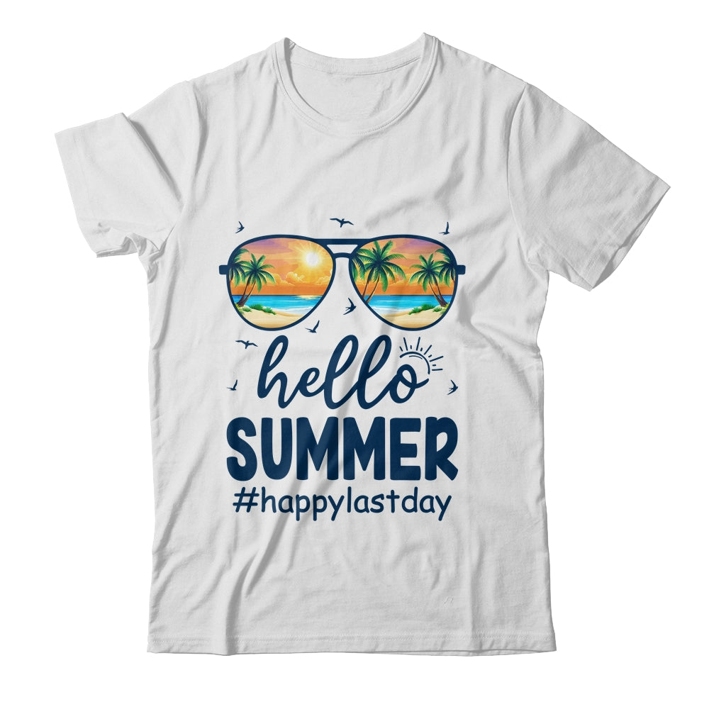 Hello Summer Happy Last Day Of School Teacher Student Shirt & Tank Top | teecentury
